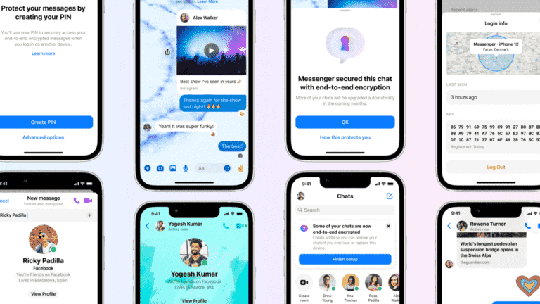 Messenger accélère les tests de chiffrement de bout en bout par défaut