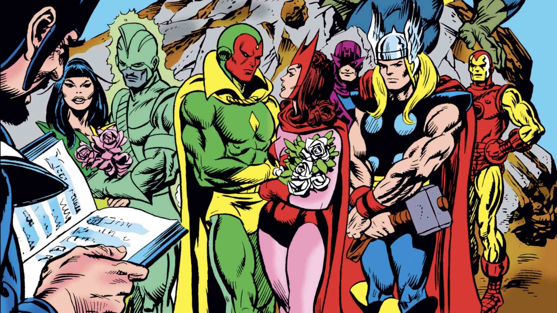 Scarlet Witch et Vision dans Marvel Comics