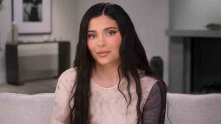 Kylie Jenner on The Kardashians.