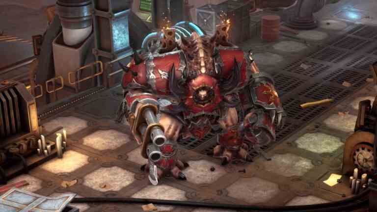 Voici Chaos Helbrute dans Warhammer 40k Rogue Trader
