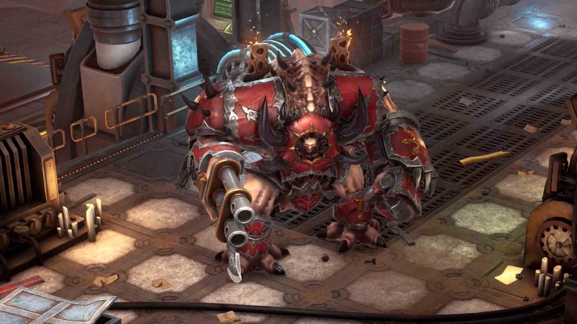 Voici Chaos Helbrute dans Warhammer 40k Rogue Trader
