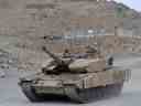 Un char Leopard 2 dans la province afghane de Kandahar en 2011.