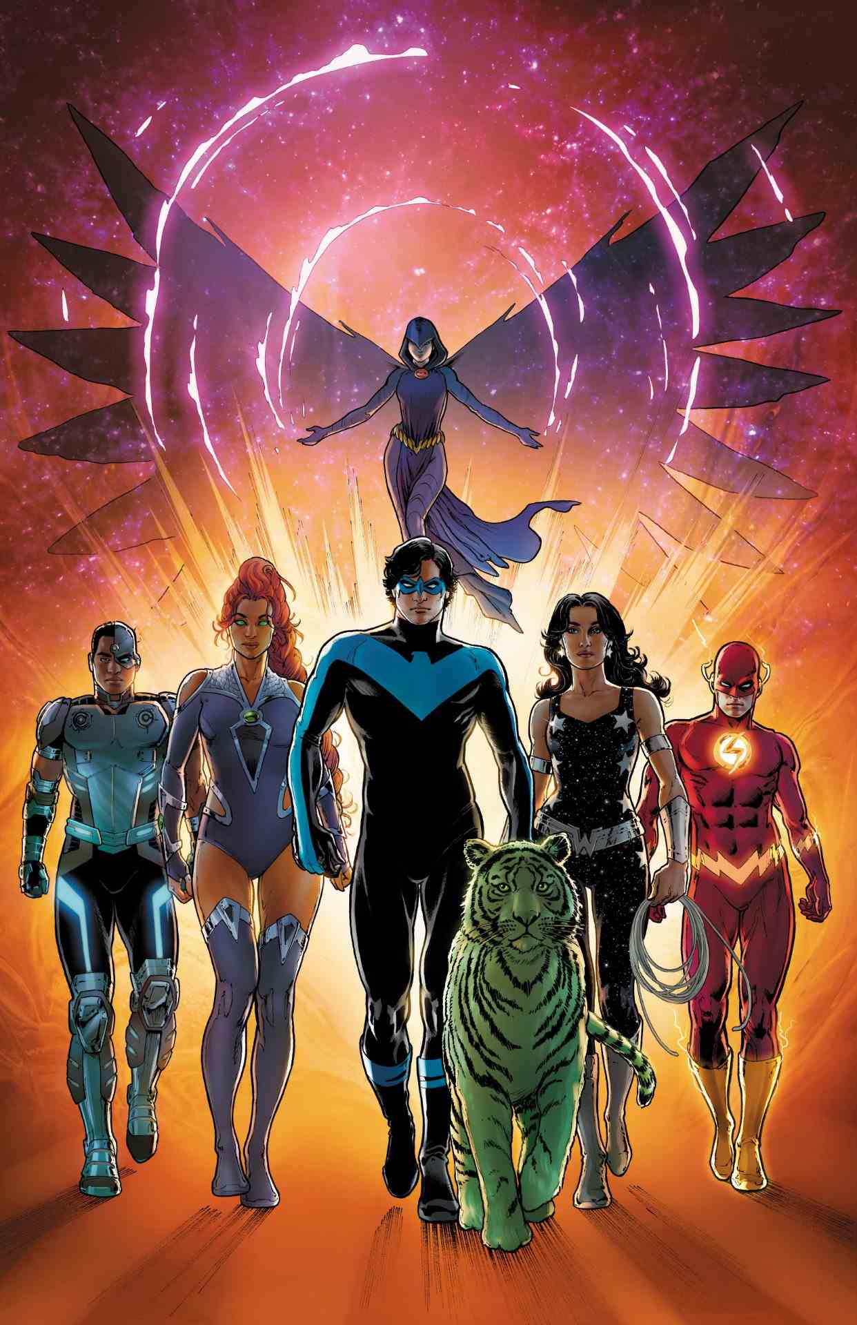 Couverture de Titans #1 par Nicola Scott