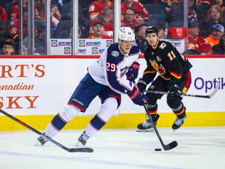 Blue Jackets vs Oilers Cotes, choix et prévisions ce soir: Laine laisse sa marque