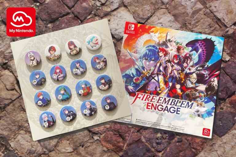 Ensemble de broches de bouton Fire Emblem Engage ajouté à My Nintendo
