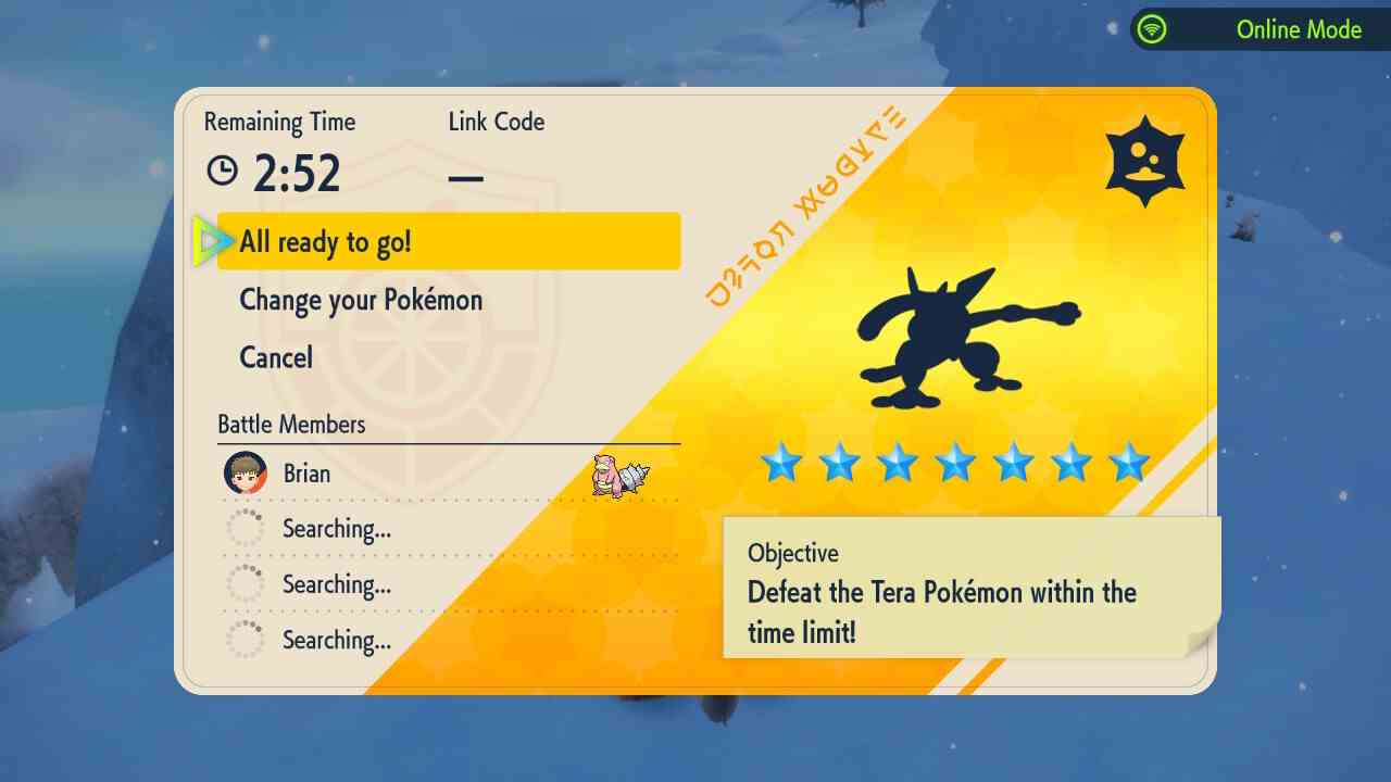 C'est un peu plus simple de combattre Greninja seul, mais vous pouvez toujours utiliser cette version en coopération en ligne.