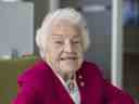 Hazel McCallion à Revera à Mississauga pour une célébration de son 99e anniversaire.  Mississauga, Ont., 12 février 2020. 