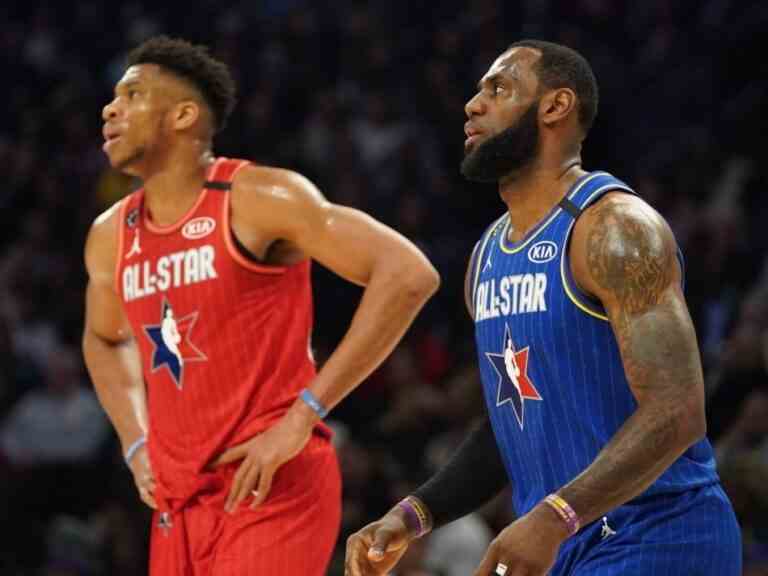 LeBron et Giannis choisis comme capitaines pour le NBA All-Star Game