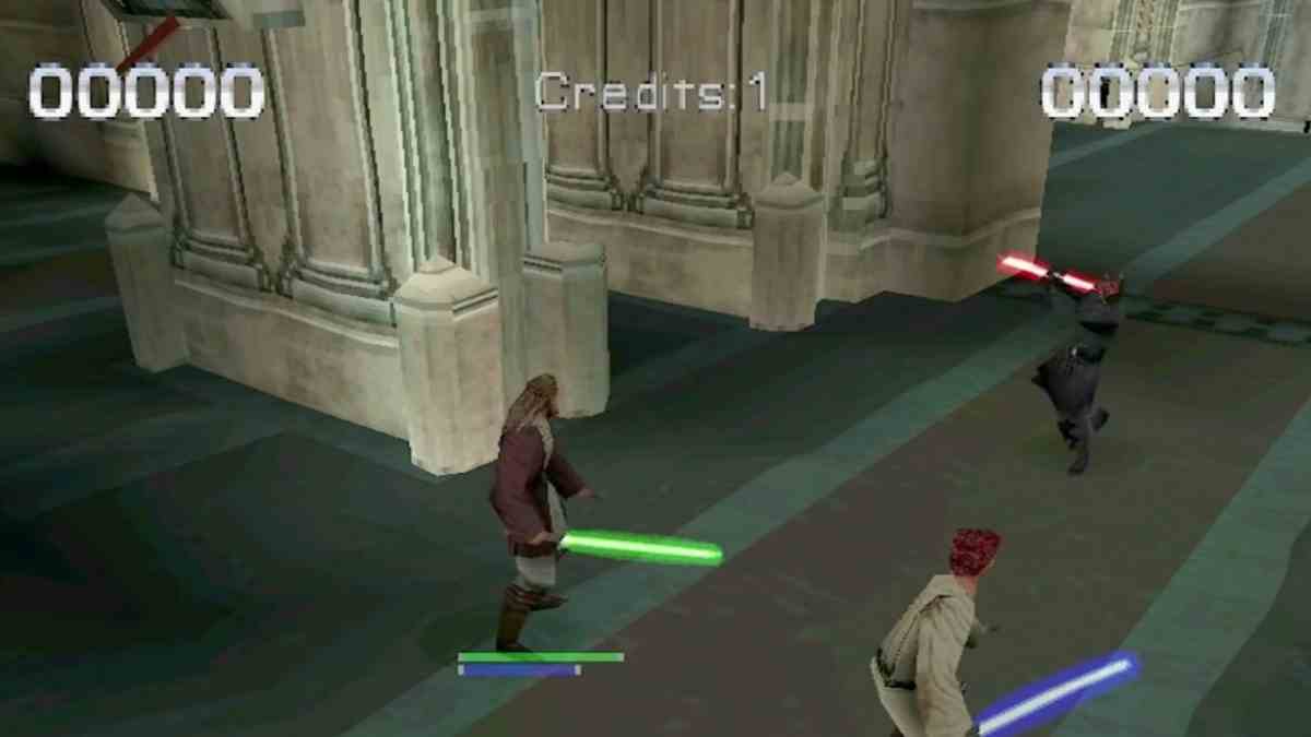 Star Wars : Jedi Power Battles est le jeu d'action et d'aventure loufoque et ridicule de LucasArts auquel vous devriez jouer sur PS1 ou Dreamcast avant Jedi : Survivor