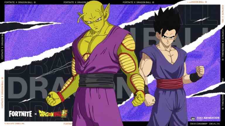 Dragon Ball Super est de retour dans Fortnite avec de nouveaux skins Piccolo et Gohan
