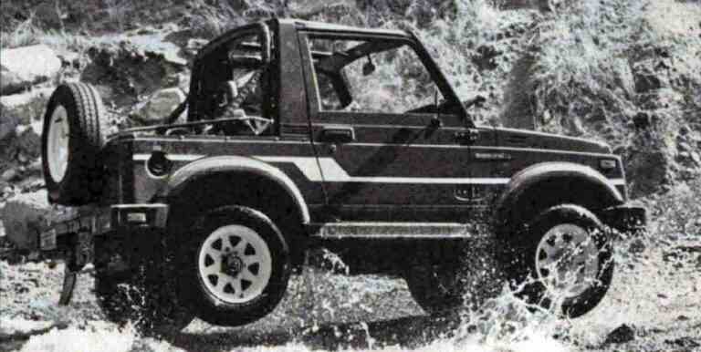 1986 Suzuki Samurai JX Testé