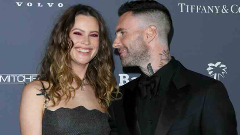 Adam Levine and Behati Prinsloo at Baby2Baby gala.