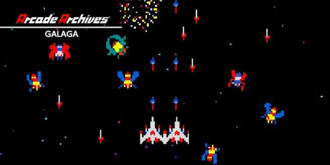 Arcade Archives Galaga gameplay