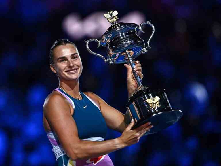 Aryna Sabalenka remporte sa première victoire en Grand Chelem à l’Open d’Australie