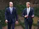 Le prince William et le prince Harry de Grande-Bretagne.