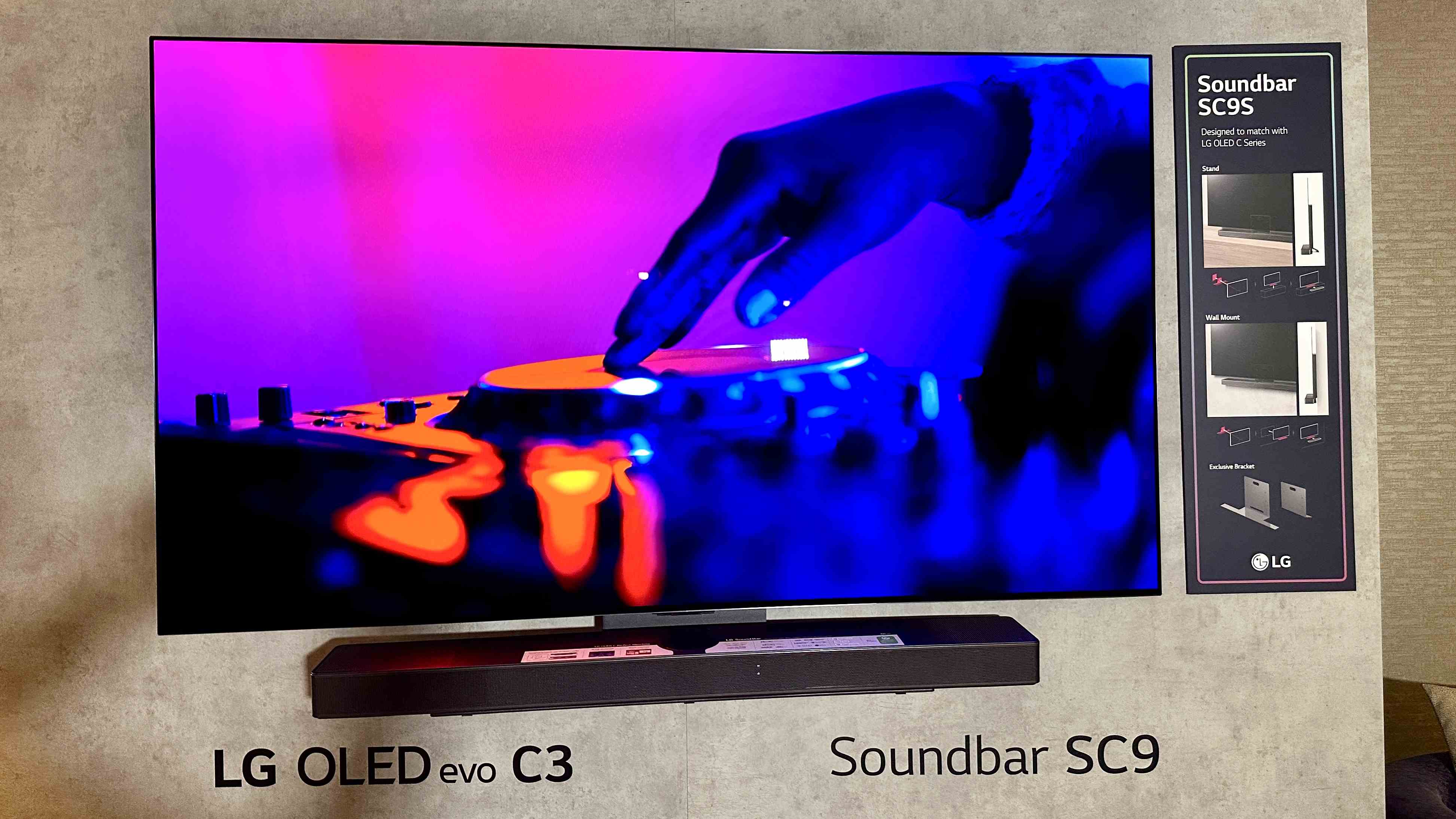 Le LG C3 OLED au CES 2023.