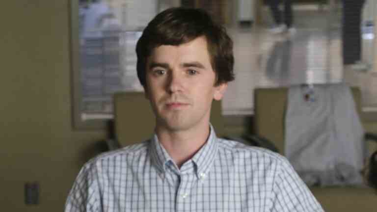 Freddie Highmore as Shaun Murphy in The Good Doctor Season 6