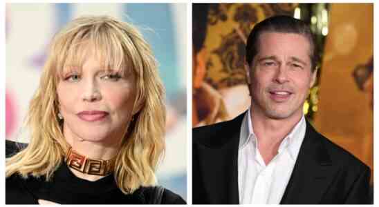 Courtney Love, Brad Pitt