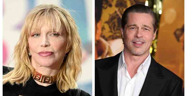 Courtney Love, Brad Pitt