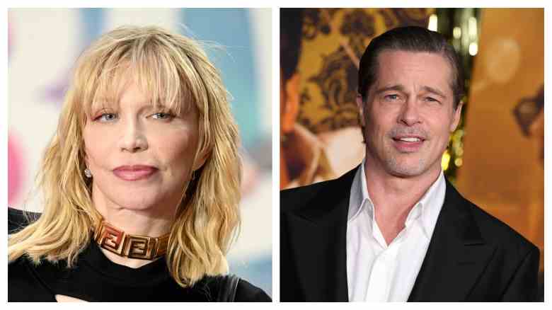 Courtney Love, Brad Pitt