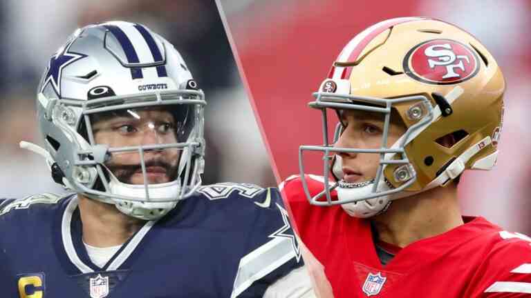 Cowboys vs 49ers en direct: comment regarder le match divisionnaire des éliminatoires de la NFL en ligne