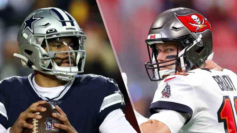 Cowboys vs Buccaneers en direct: Comment regarder le match Wild Card des Playoffs de la NFL en ligne