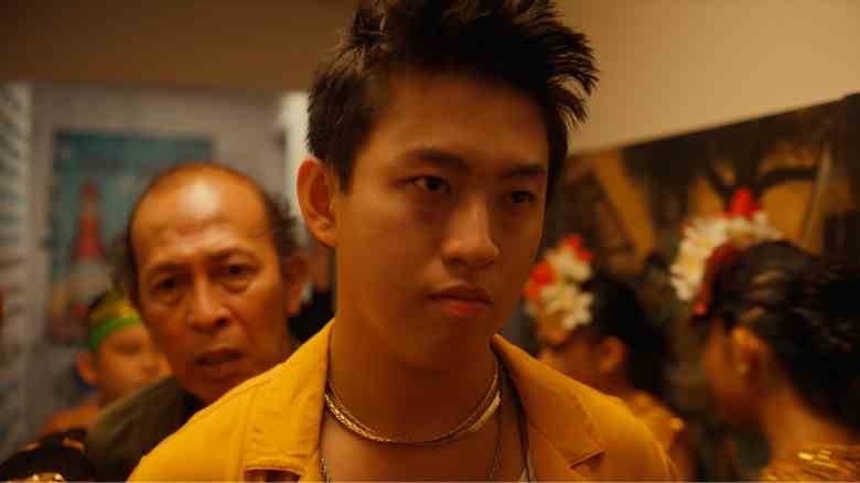 Rich Brian and Yayu A.W. Unru appear in Jamojaya by Justin Chon, an official selection of the Premieres program at the 2023 Sundance Film Festival. Courtesy of Sundance Institute  