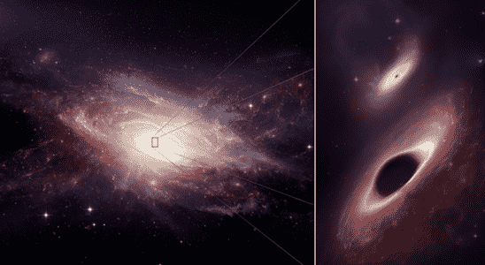 Des scientifiques ont découvert une paire monstrueuse de trous noirs supermassifs destinés à entrer en collision