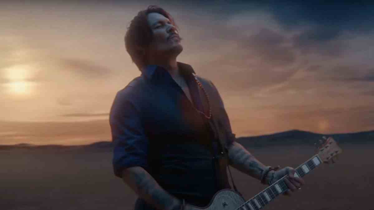 Johnny Depp in Dior TV commercial