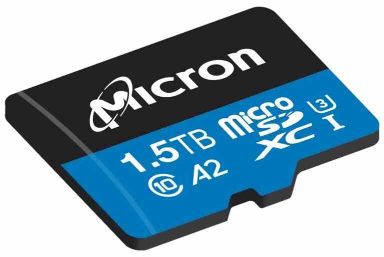 Exclusif : la carte MicroSD 1,5 To de Micron coûte plus cher que le diamant