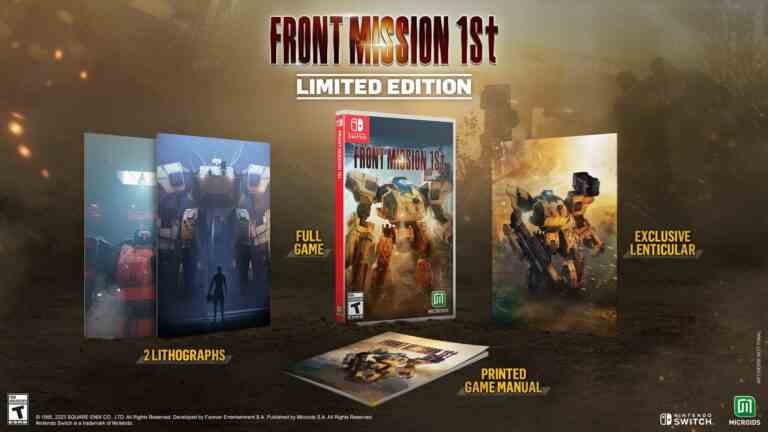 FRONT MISSION 1st: Remake édition physique limitée sera lancé ce printemps en Europe, cet été en Amérique du Nord    
