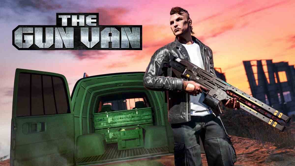 GTA Online a maintenant un Gun Van, et le Gun Van vend un railgun
