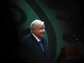 Le président mexicain Andrés Manuel López Obrador.