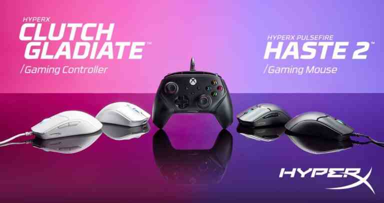 HyperX dévoile le contrôleur Clutch Gladiate et la souris Pulsefire Haste 2