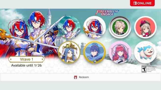 Icônes Fire Emblem Engage Switch Online