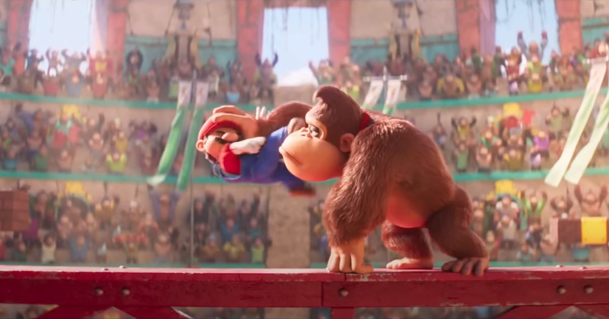 Il y a un combat Smash Bros. dans le film Mario
