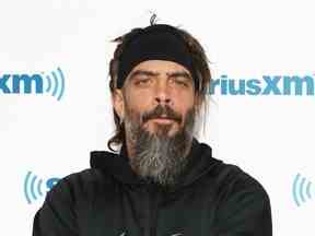 Le lutteur Ring of Honor Jay Briscoe au studio SiriusXM en 2019.