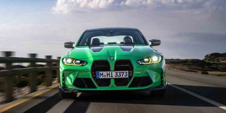 La BMW M3 CS 2024 perd du poids et augmente la puissance