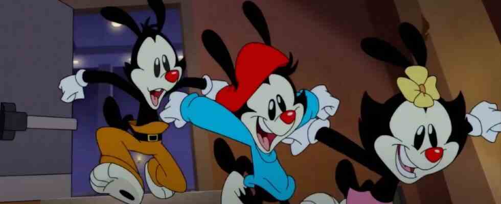 Yakko, Wakko, Dot jumping - Hulu dropped a new trailer for Animaniacs season 3, showing the Warner siblings and Pinky and the Brain ending the series with a bang.