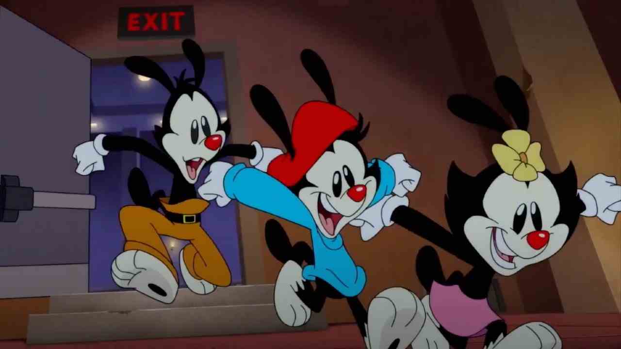 Yakko, Wakko, Dot jumping - Hulu dropped a new trailer for Animaniacs season 3, showing the Warner siblings and Pinky and the Brain ending the series with a bang.