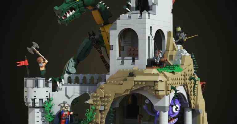 La beauté de l'ensemble Donjons et Dragons de Lego est dans l'œil écarquillé du spectateur 
