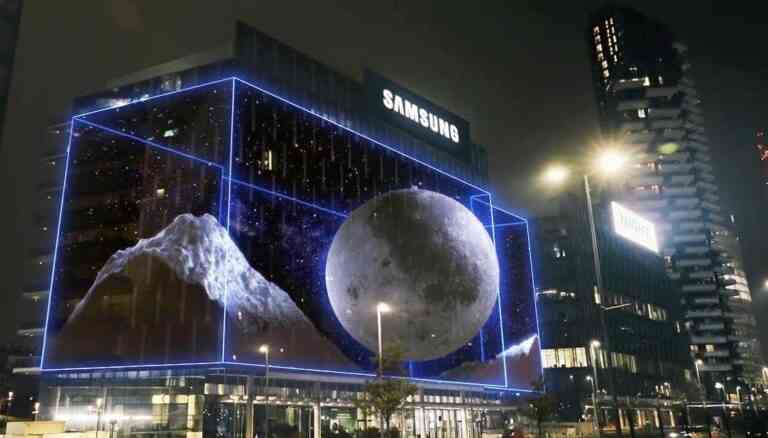 La projection 3D à couper le souffle de Samsung met en lumière les caméras du Galaxy S23 Ultra