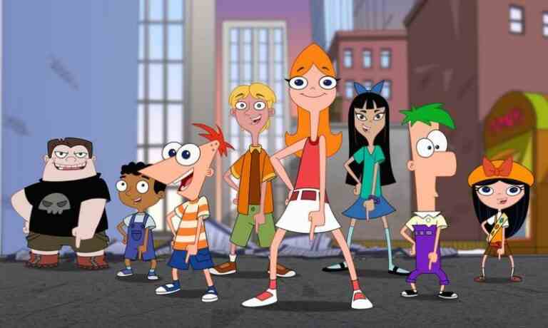 PHINEAS AND FERB THE MOVIE: CANDACE AGAINST THE UNIVERSE (Disney+)BUFORD, BALJEET, PHINEAS, JEREMY, CANDACE, STACY, FERB, ISABELLA