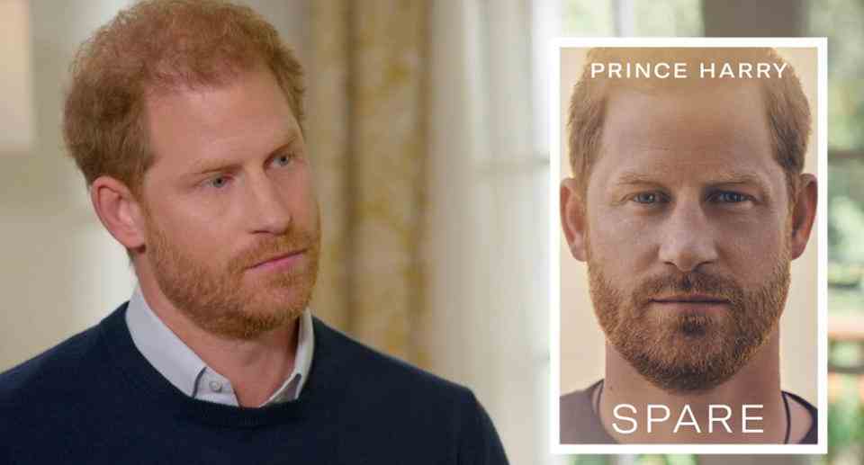 Le prince Harry a accordé une interview télévisée explosive avant la sortie de son livre, qui sera mis en vente le 10 janvier. (Harry : The Interview, ITVX/Penguin Random House)