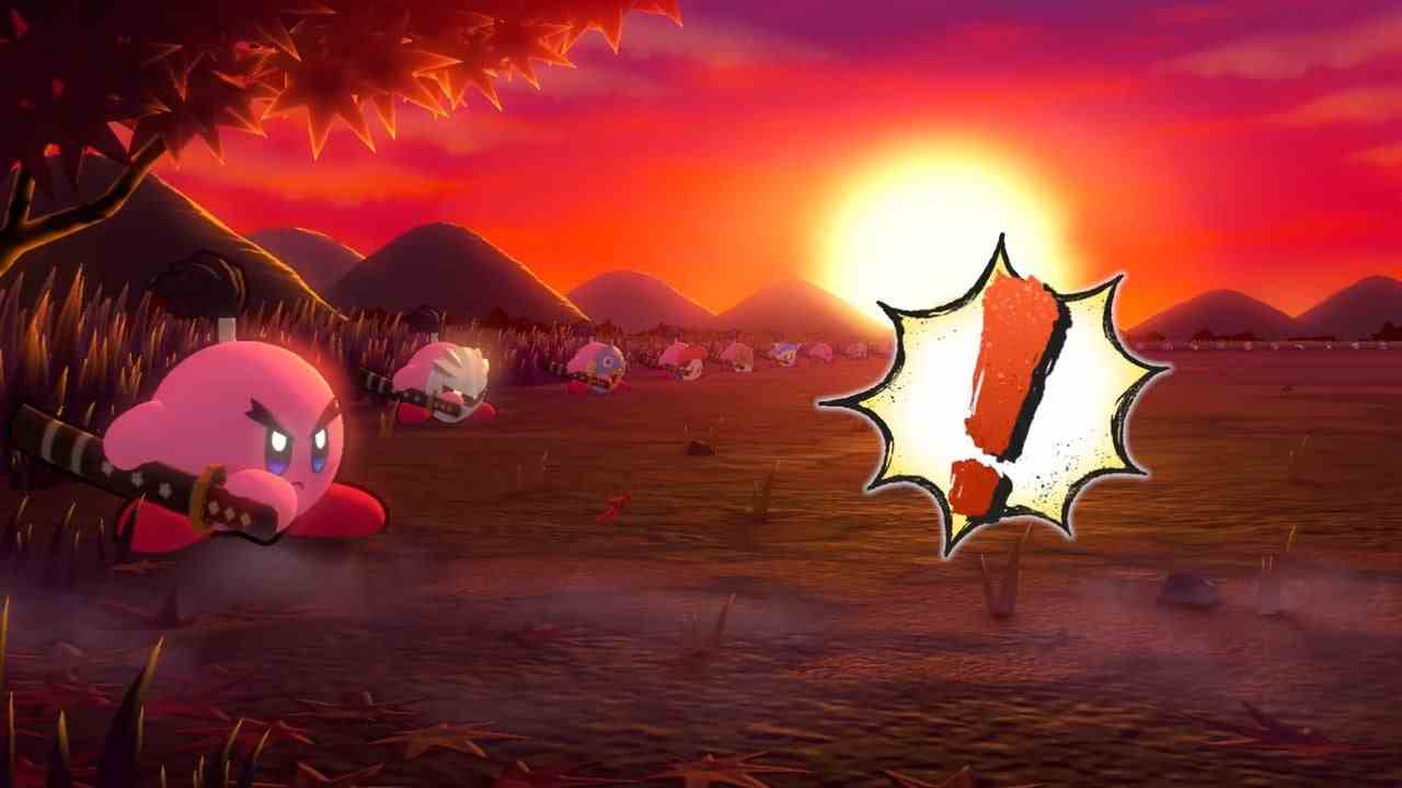 Le mini-jeu Samurai de Kirby bénéficie d'un support en ligne dans Return To Dream Land Deluxe
