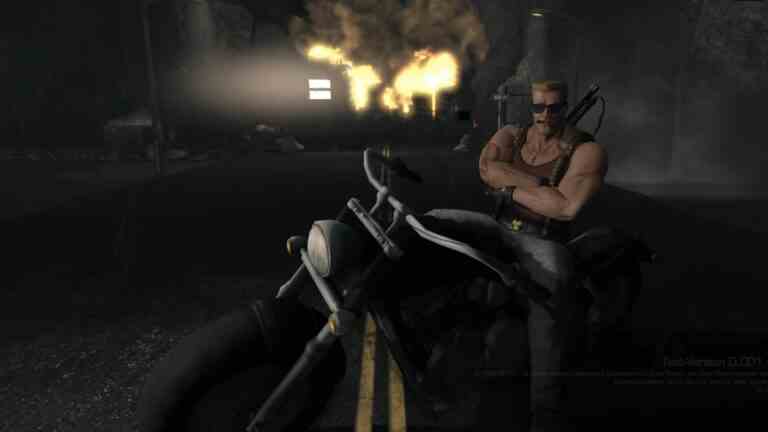 Menu screen from a leaked build of the Duke Nukem 3D remake