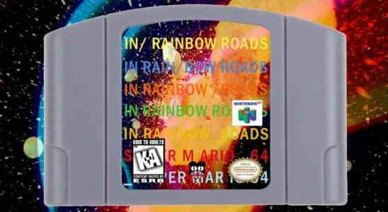 A mockup N64 cartridge of a Radiohead album.