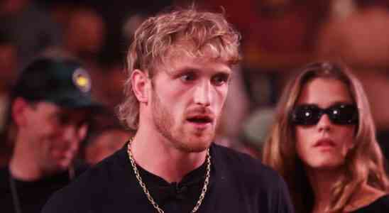 Logan Paul at a boxing match.