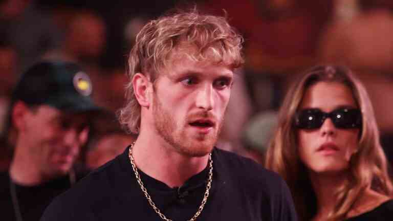 Logan Paul at a boxing match.