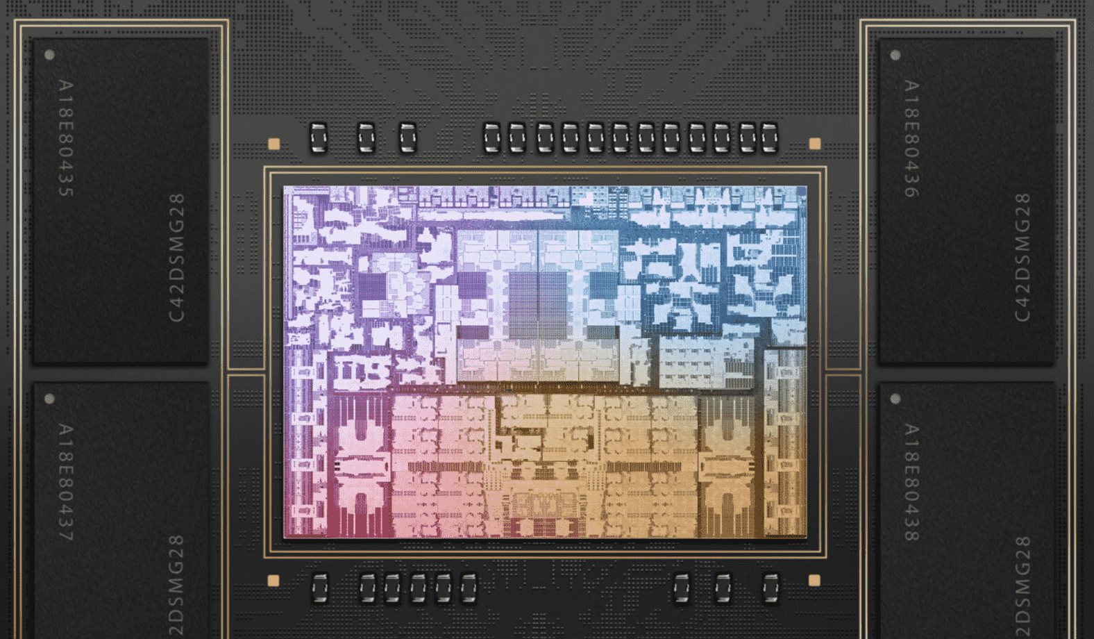 une image de la puce Apple M2 Pro